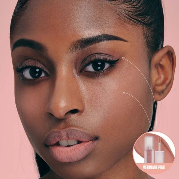 KAJA Whipped Dream Eye, Lip & Cheek Color in Meringue Pink - Picture 5 of 15